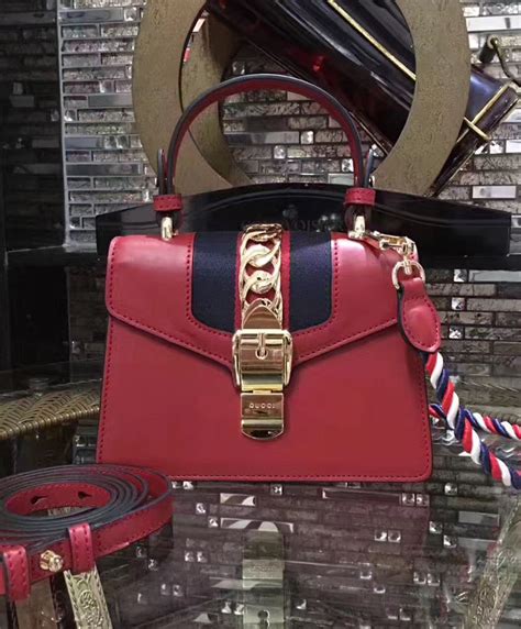 gucci sylvie fake|Gucci leather bag review.